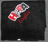 Blanket with applique